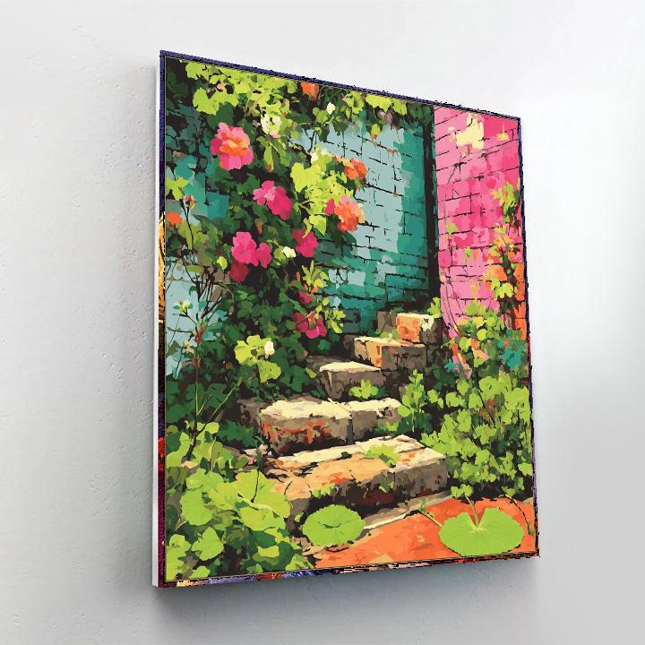 Kahlo Inspired Kahlo's Urban Garden  Paint By Number