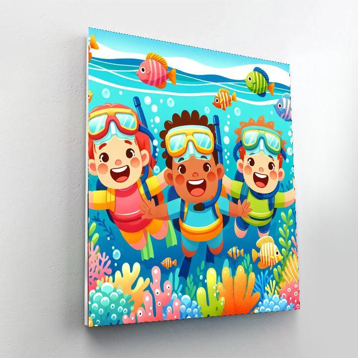 Daring Ocean Explorers Paint By Color