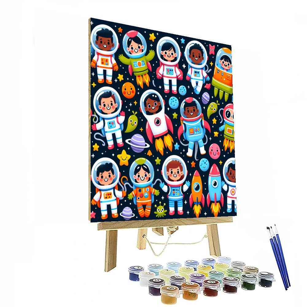 Space Exploration Squad Paint By Number