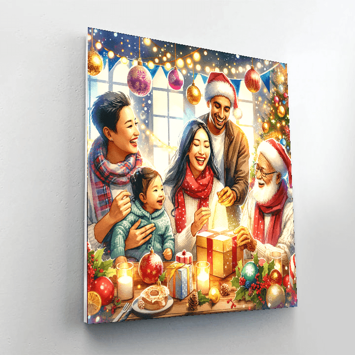 Joyful Holiday Celebration Paint By Numbers Kits