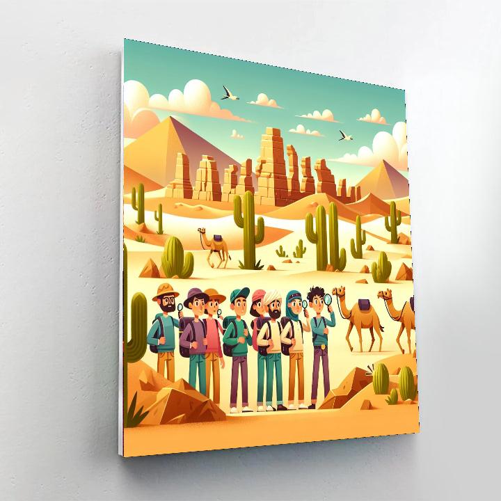 Desert Mirage Mysteries Numbered Painting Kits
