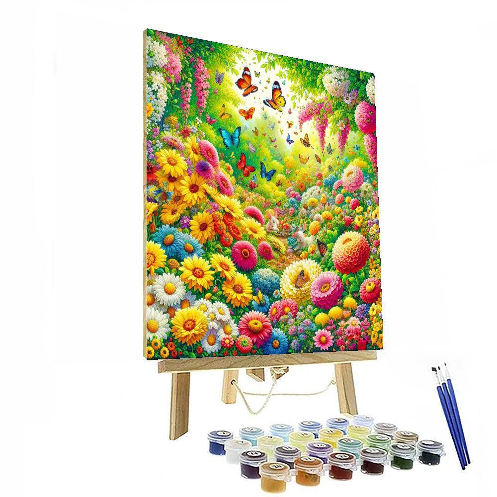 Delightful Garden Of Dreams Numbered Painting Kits
