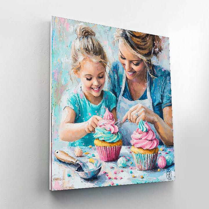 Cupcakes And Kisses Numbered Painting Kits