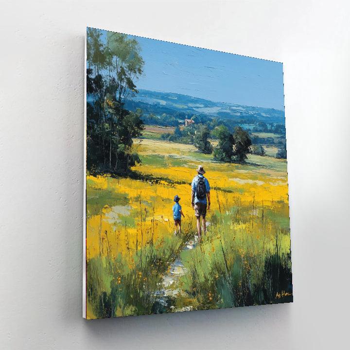 Summer Stroll Number Painting