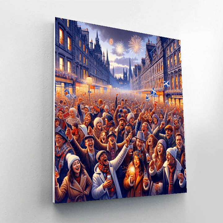 Hogmanay Festival Paint By Number