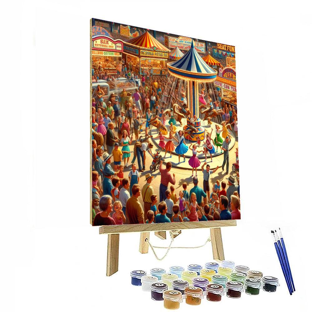 Oklahoma State Fair - United States Numbered Painting Kits