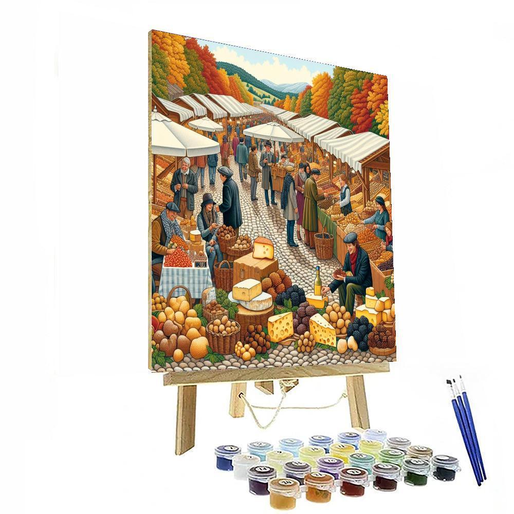 Alba White Truffle Fair - Italy Paint By Numbers