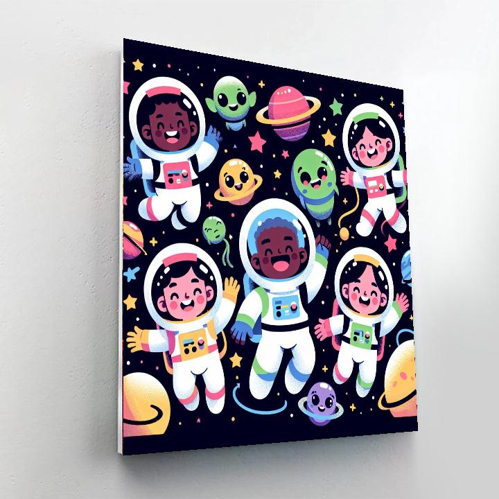 Cosmic Adventure Seekers Paint By Numbers