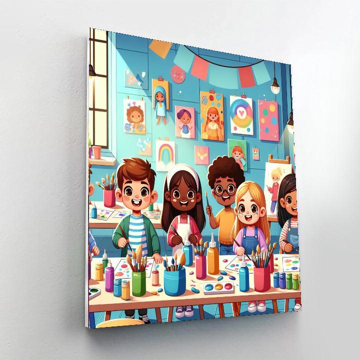 Colorful Craft Corner Paint By Number