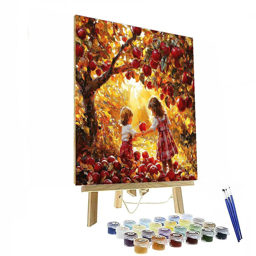 Golden Harvest Moments - DIY Painting By Numbers Kit