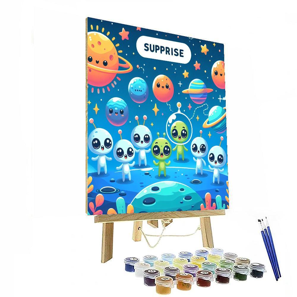 Alien Exploration Team Paint By Numbers Art