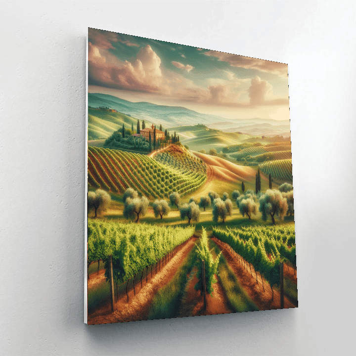 Tuscan Vineyard Dreams Paint By Numbers