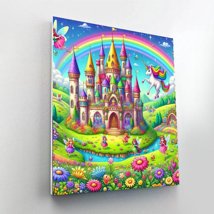 Vibrant Fantasy Land Paint By Numbers Art
