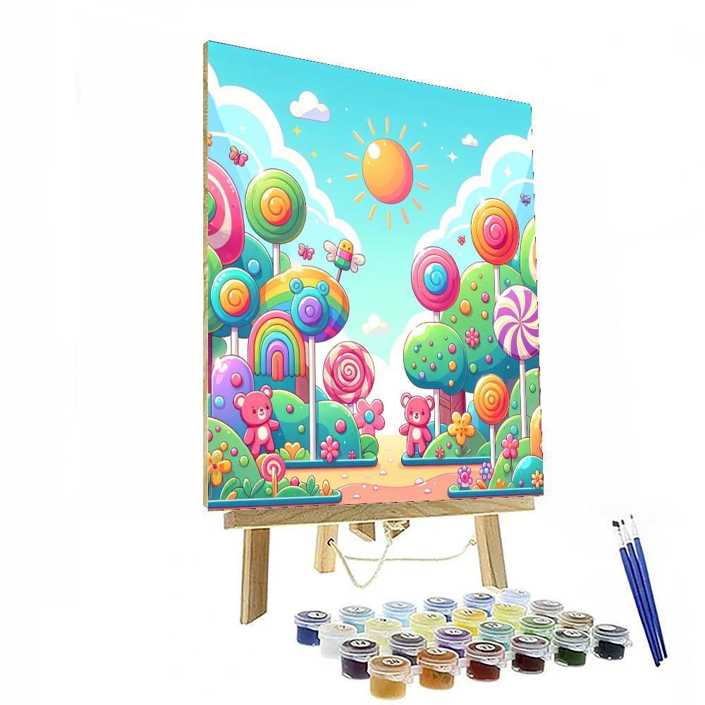 Sunny Day In Candy Land Paint By Color
