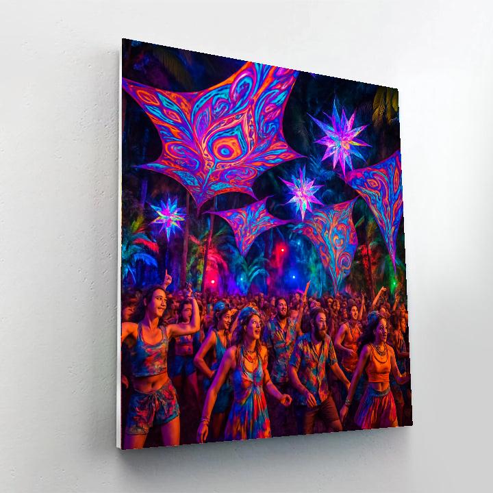 Psychedelic Festival - Brazil DIY Paint By Numbers