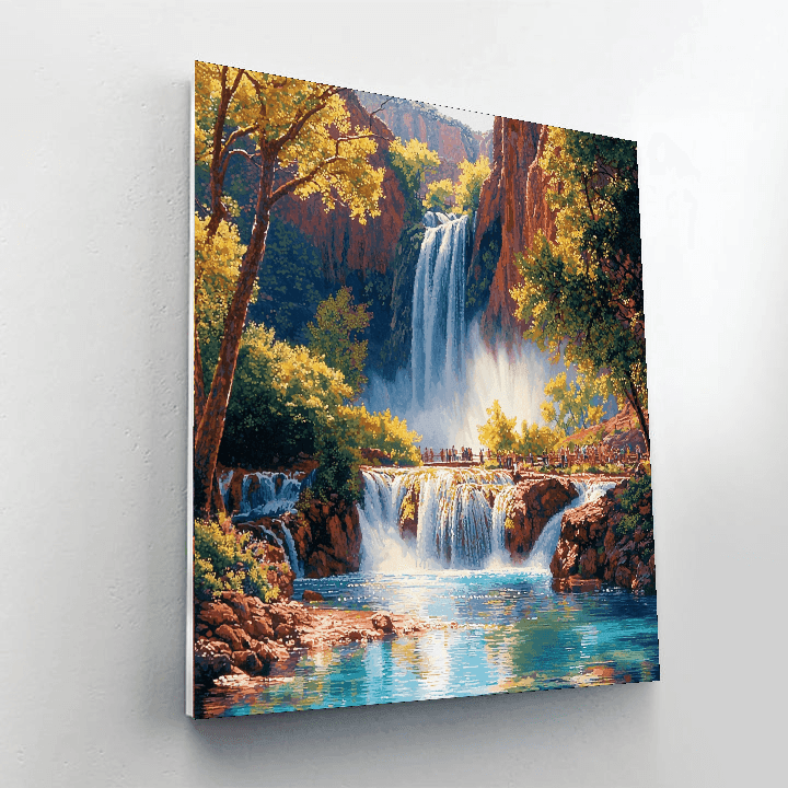 Havasu Falls Numbered Painting Kits