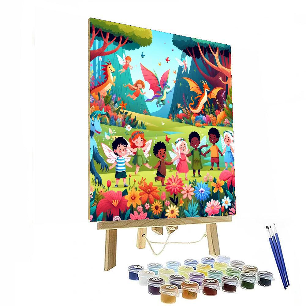 Charming Mythical Adventure Painting By Numbers Kit