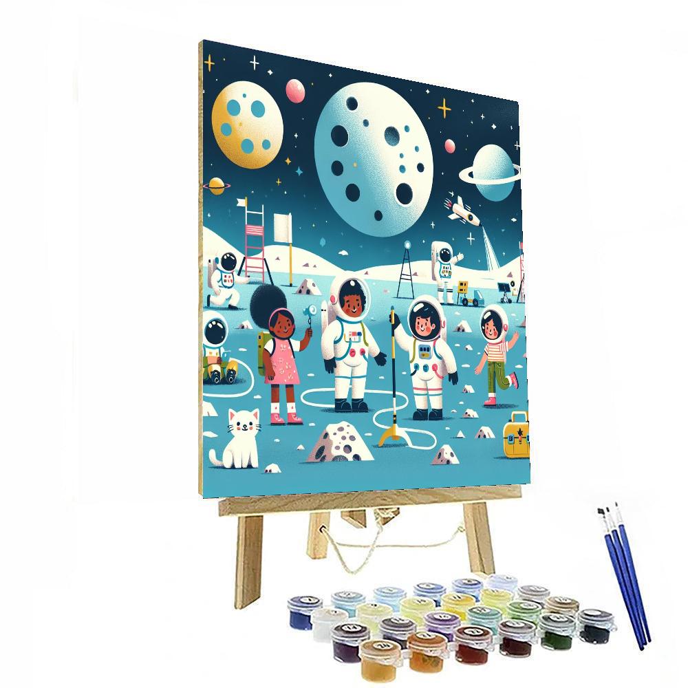 Lunar Adventure Numbered Painting Kits
