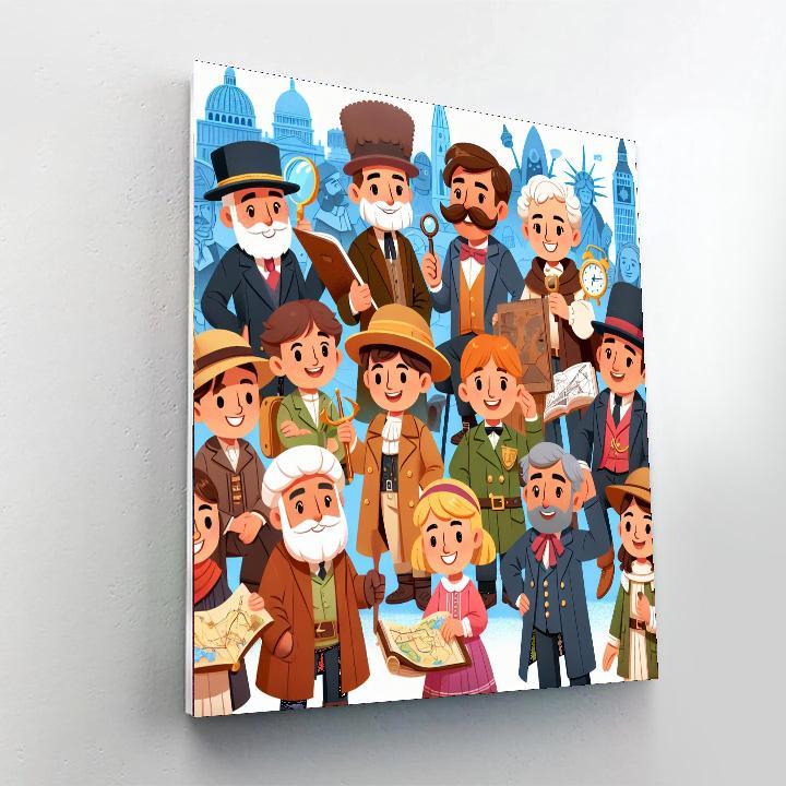 Adventure With Historical Heroes Paint By Numbers