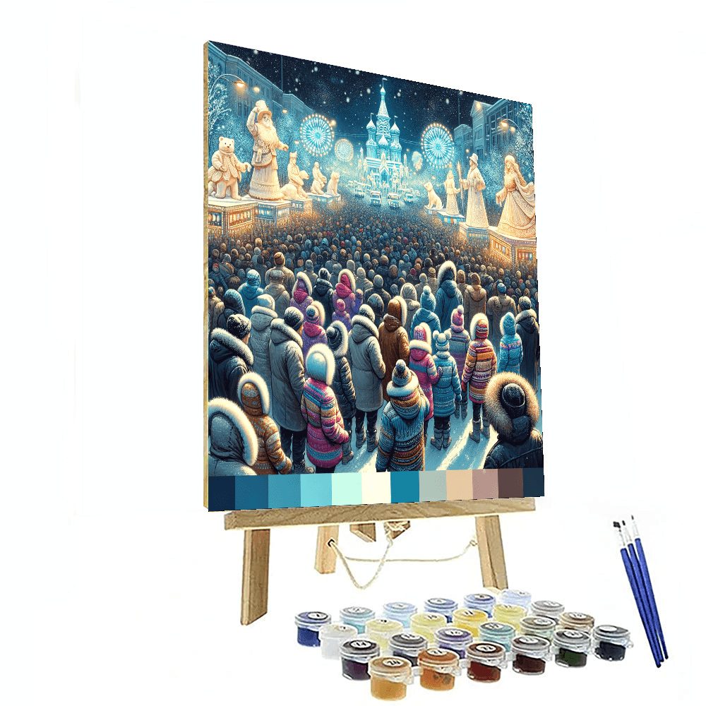 Carnaval De Québec - Canada Number Painting