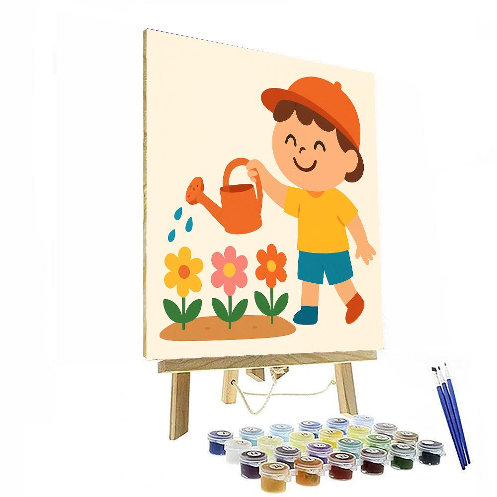 Little Garden Helper Numbered Painting Kits