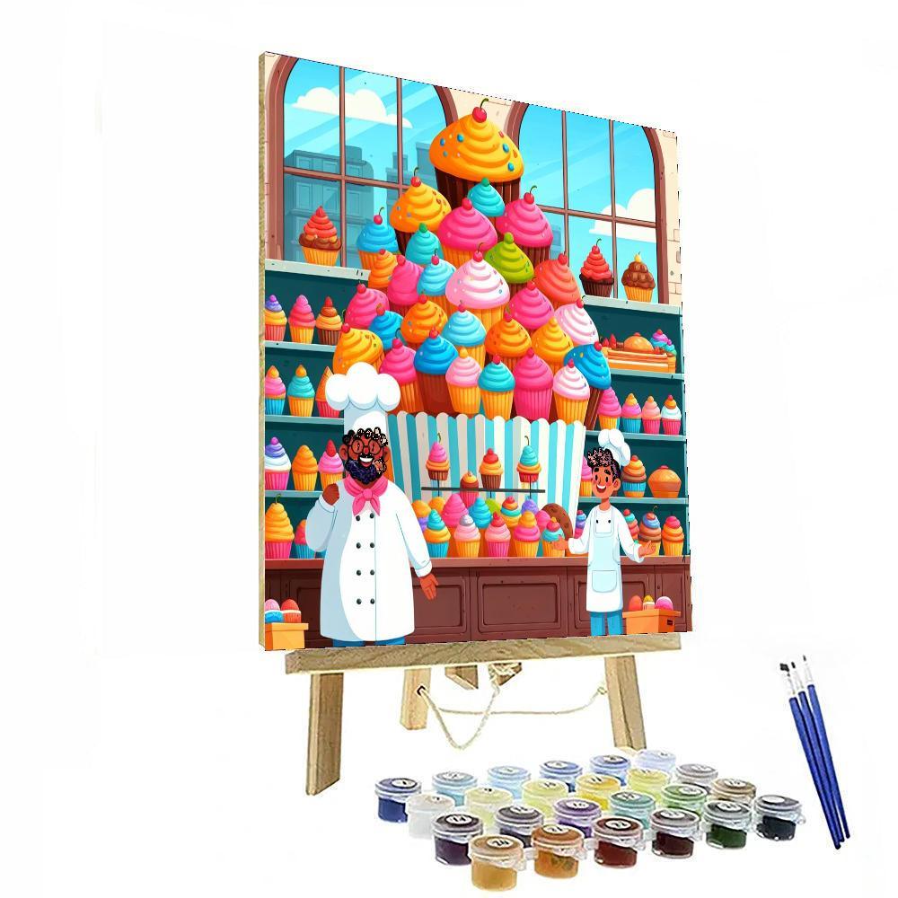 Bubbly Bakery Paint By Numbers Art