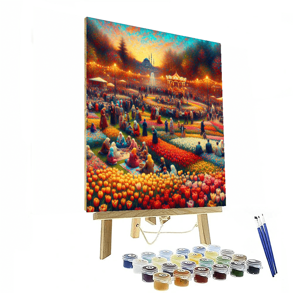 Istanbul Tulip Festival Paint By Numbers