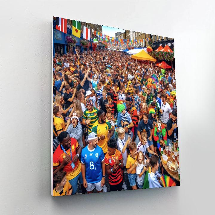 Rugby World Cup Festival Paint By Numbers Art