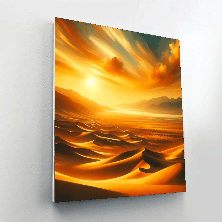 Quiet Desert Dunes Paint By Numbers