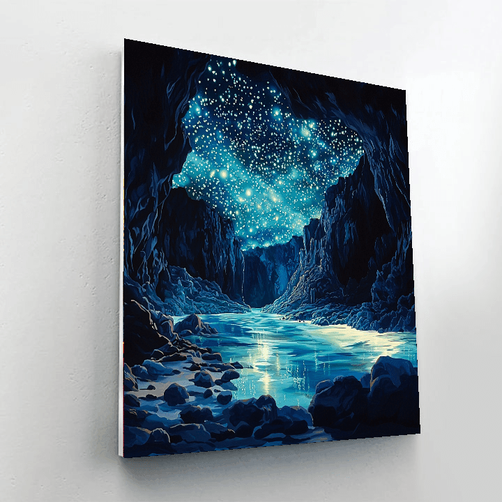 Waitomo Glowworm Caves - Waitomo Numbered Painting Kits