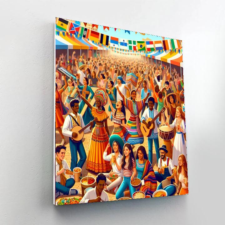 Folkfest Paint By Numbers Art