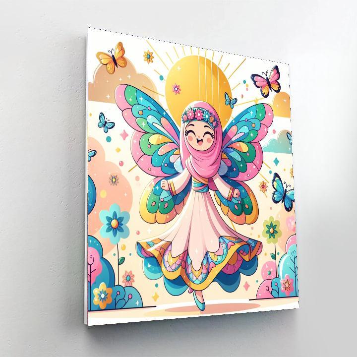 Charming Flower Fairy Paint By Number
