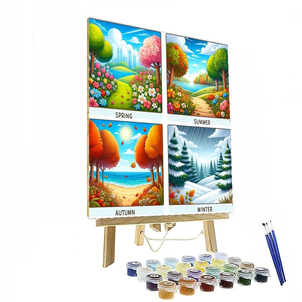 Happy Seasons Paint By Numbers Kits