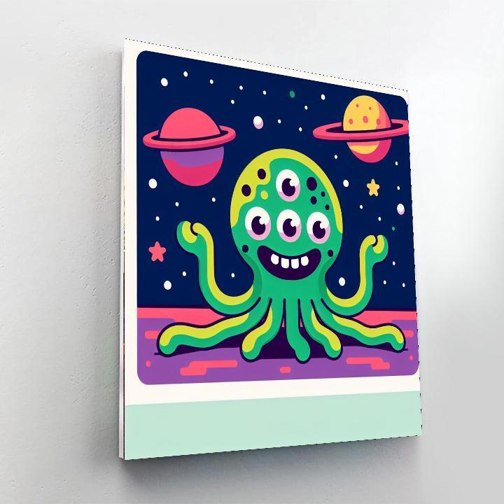 Alien Space Odyssey Paint By Color