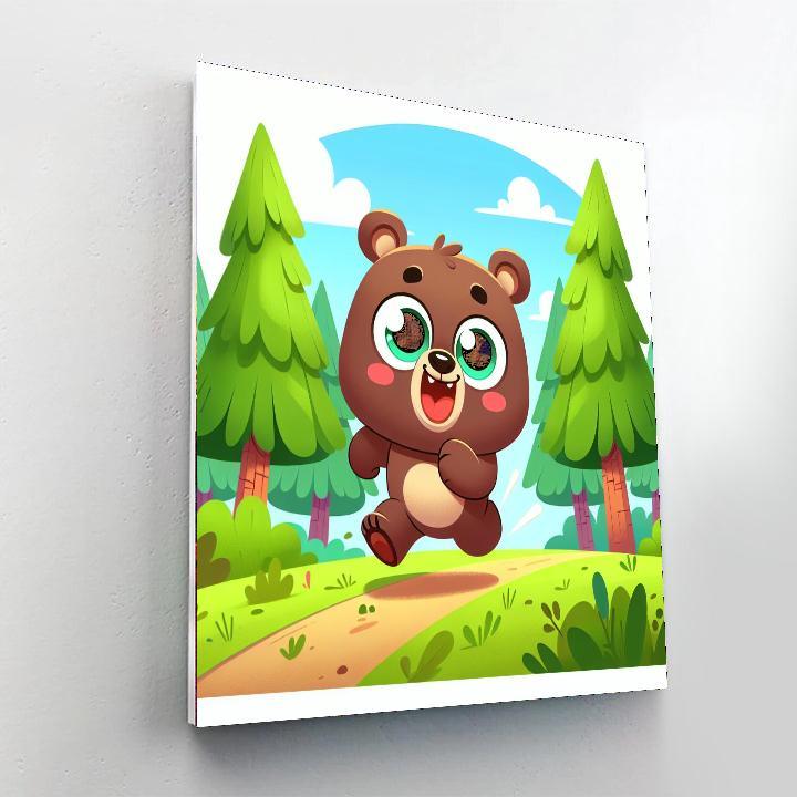 Bouncing Bear Paint By Color