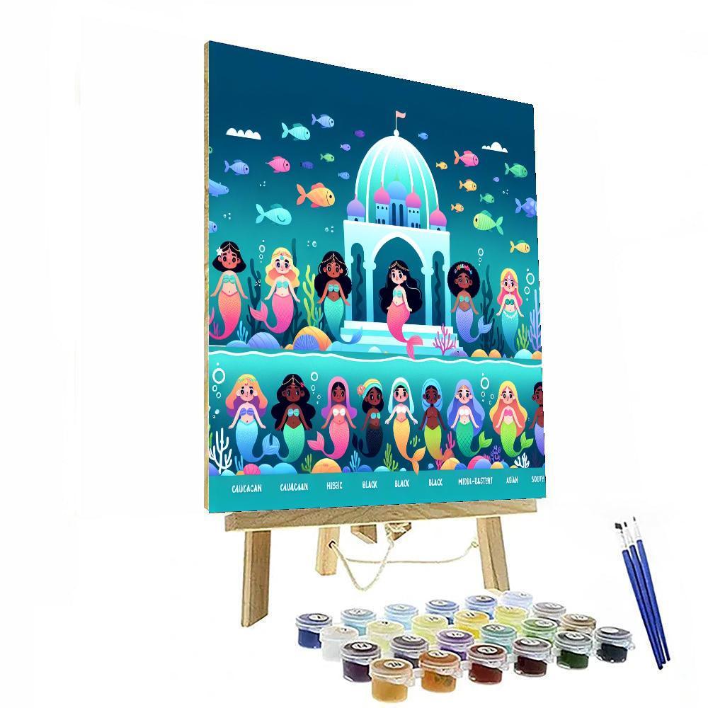 Mystical Sea Kingdom Numbered Painting Kits