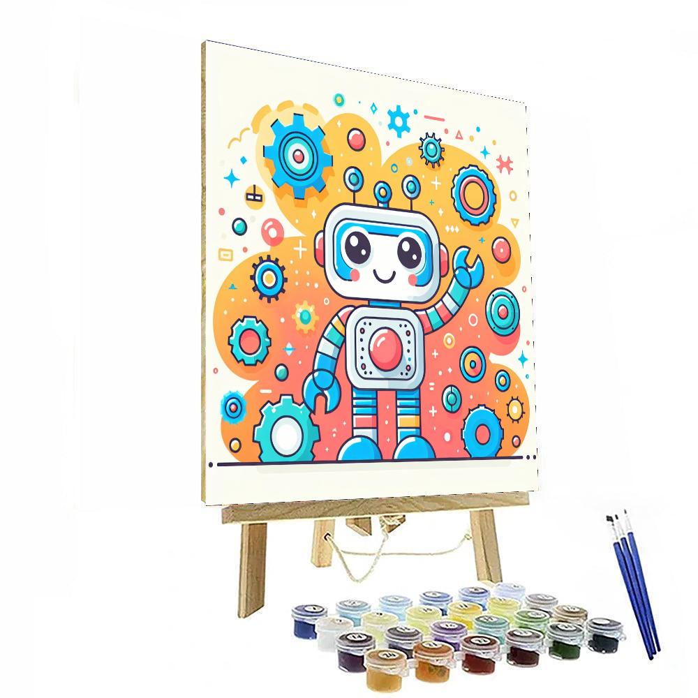 Robotic Rumble Adventures Paint By Numbers