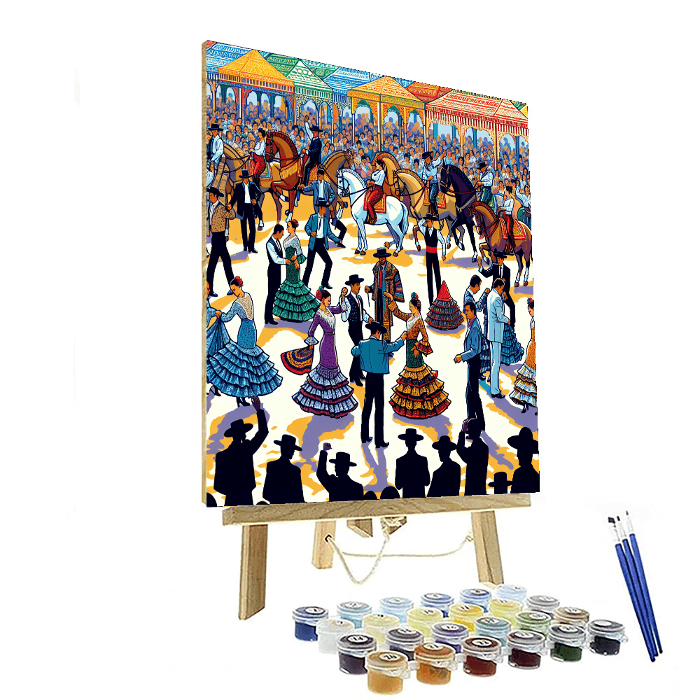 Seville Fair - Spain Paint By Numbers Kits