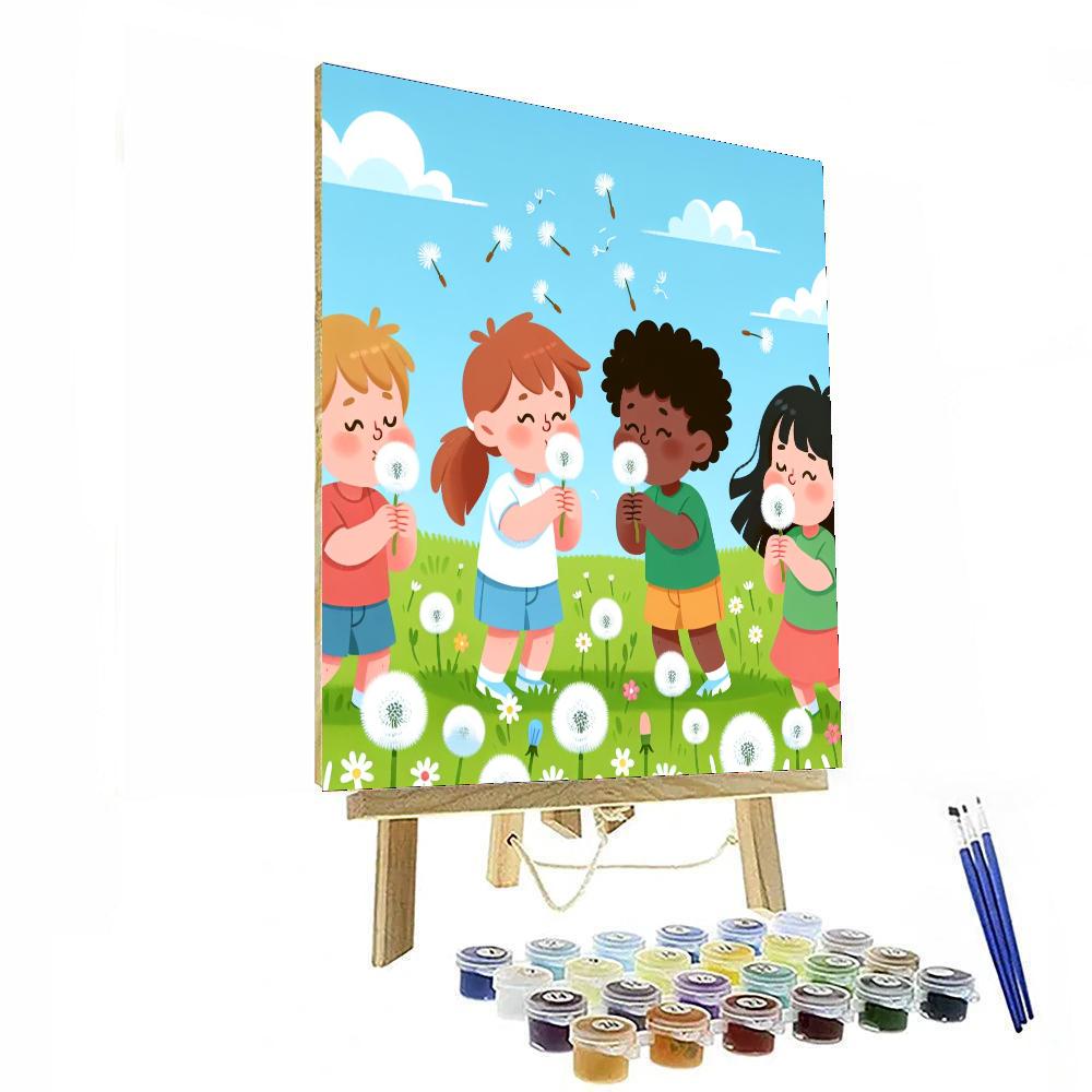 Dandy Dandelion Daydream Paint By Color