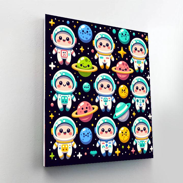 Adventure Astronauts Paint By Color