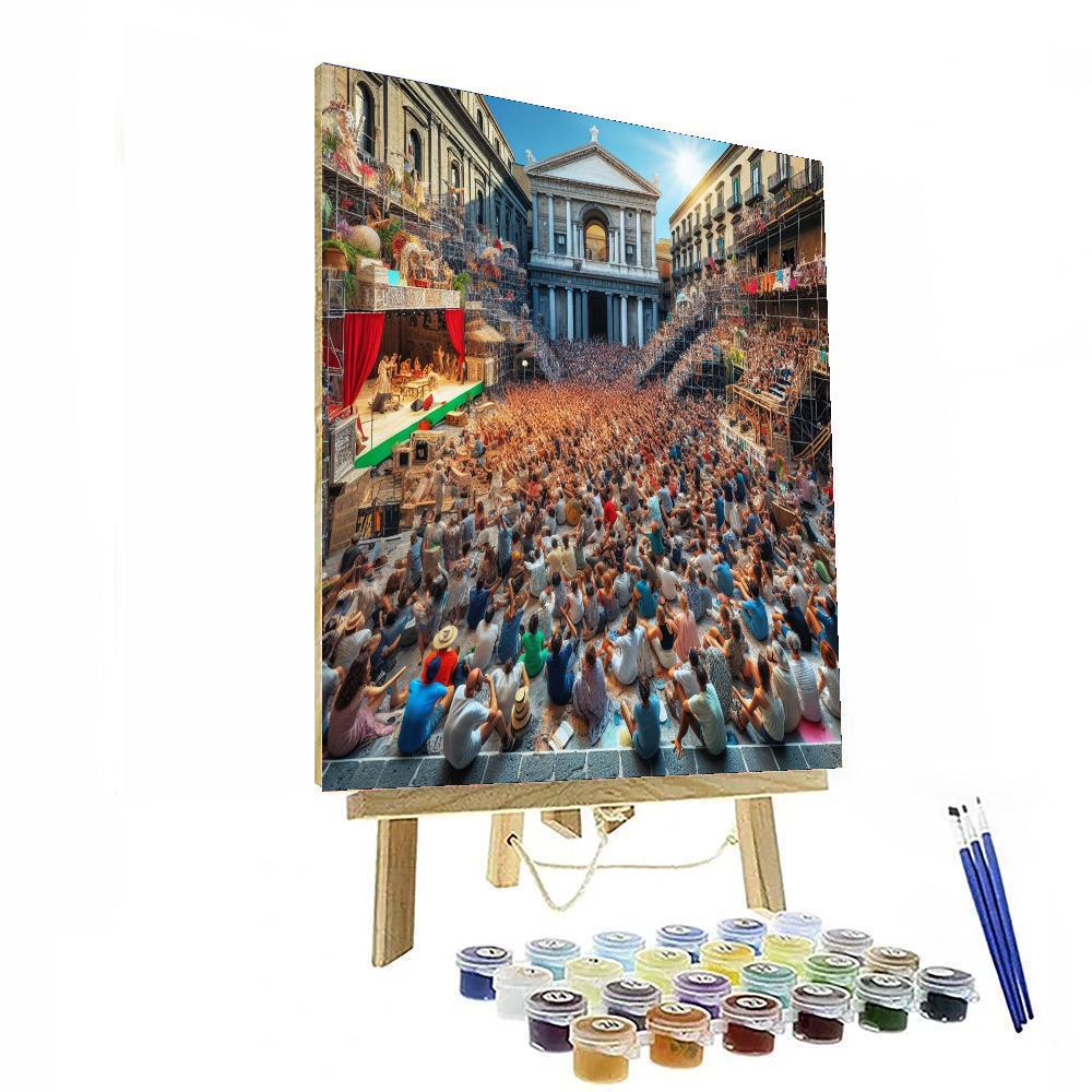 Napoli Teatro Festival Italia - Italy Number Painting