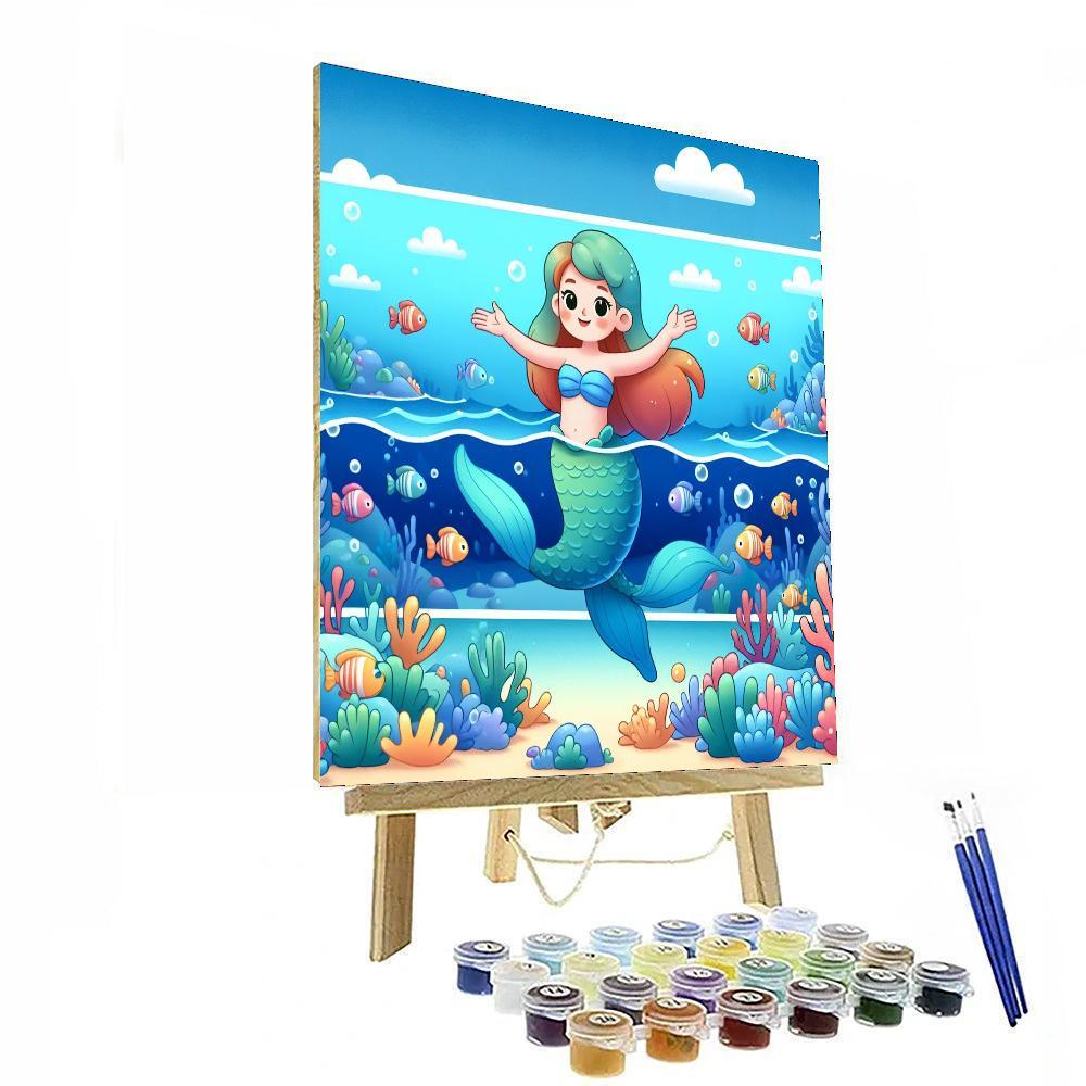 Magical Mermaid Journey Paint By Numbers Kits