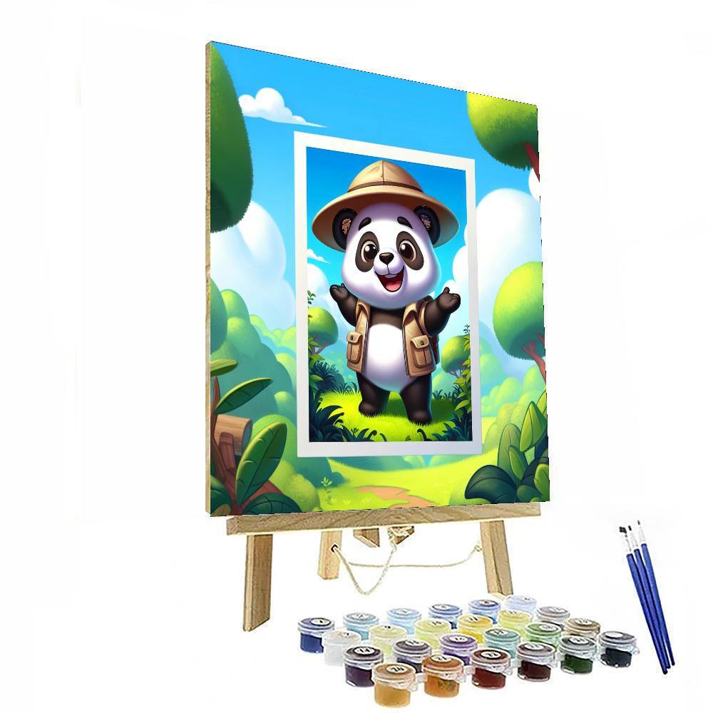 Daring Explorer Panda Painting Number Kit