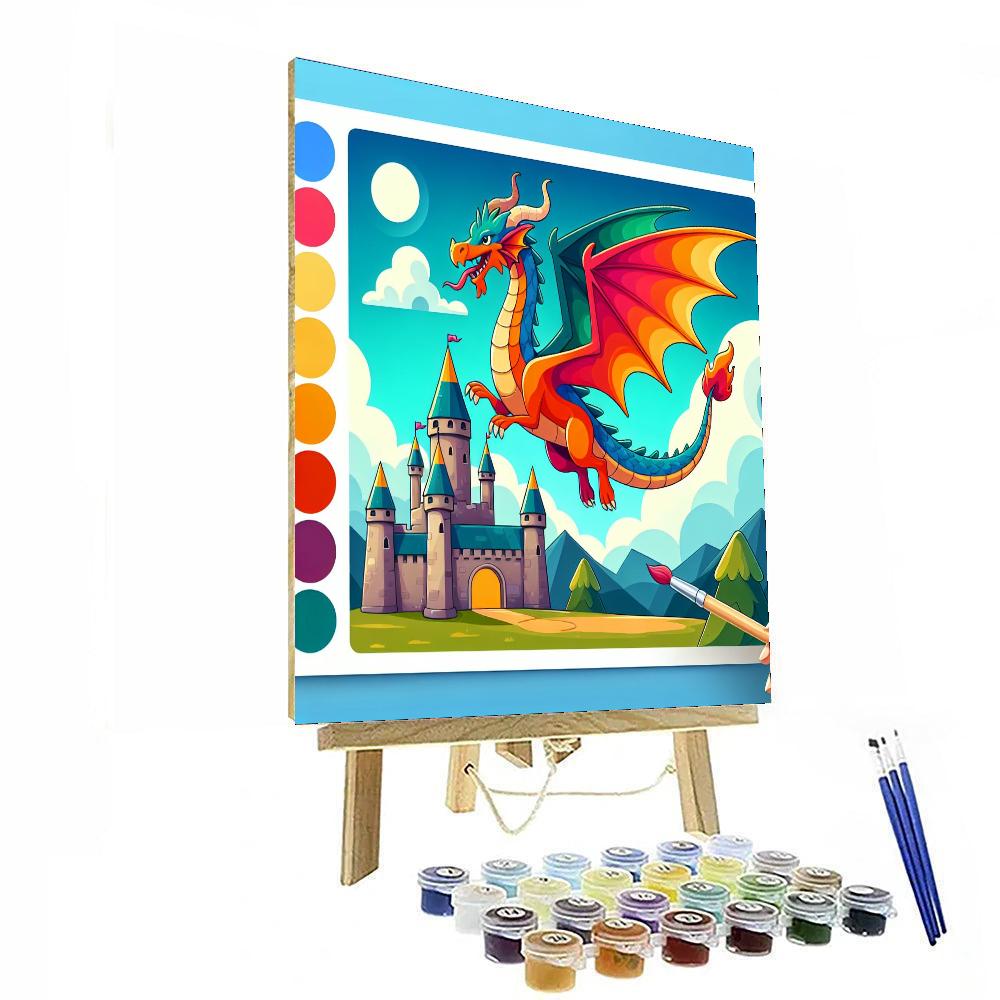 Royal Dragon Kingdom Number Painting