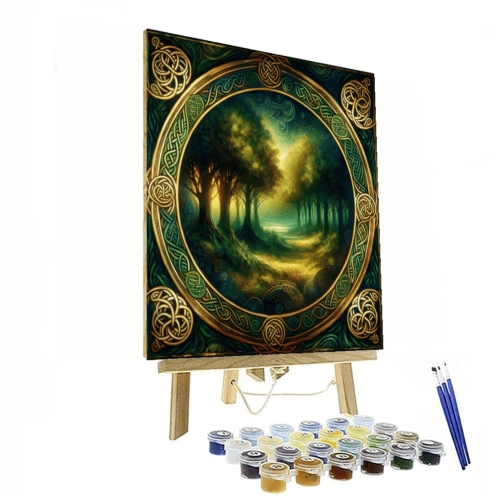 Enchanting Celtic Grove DIY Paint By Numbers