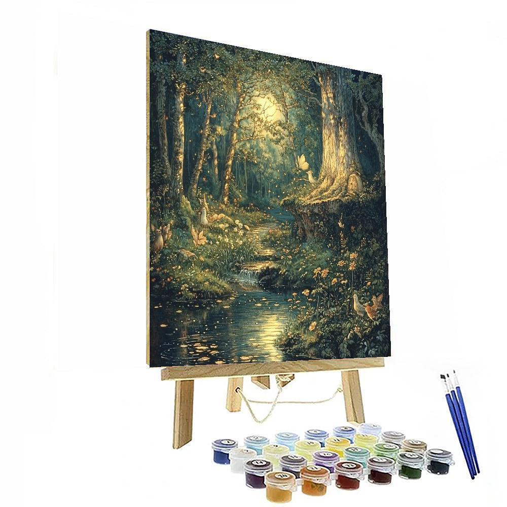 Arthur Rackham Inspired Fabled Journeys  Painting By Numbers Kit