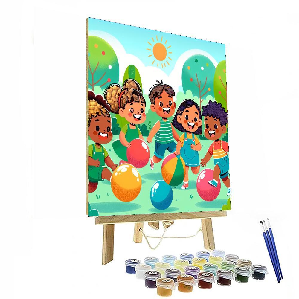 Bouncy Ball Adventure Paint By Numbers