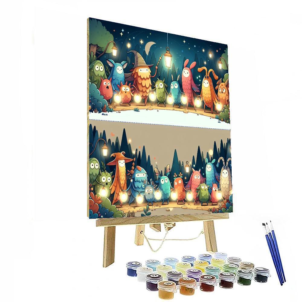 Fantasy Forest Parade Paint By Color