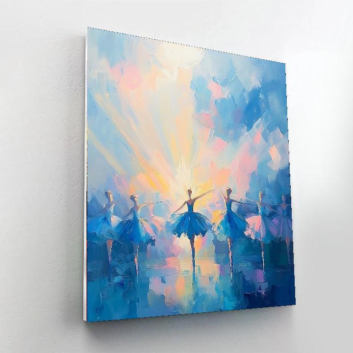 Edgar Degas Inspired Ballet Of Light  Paint By Number
