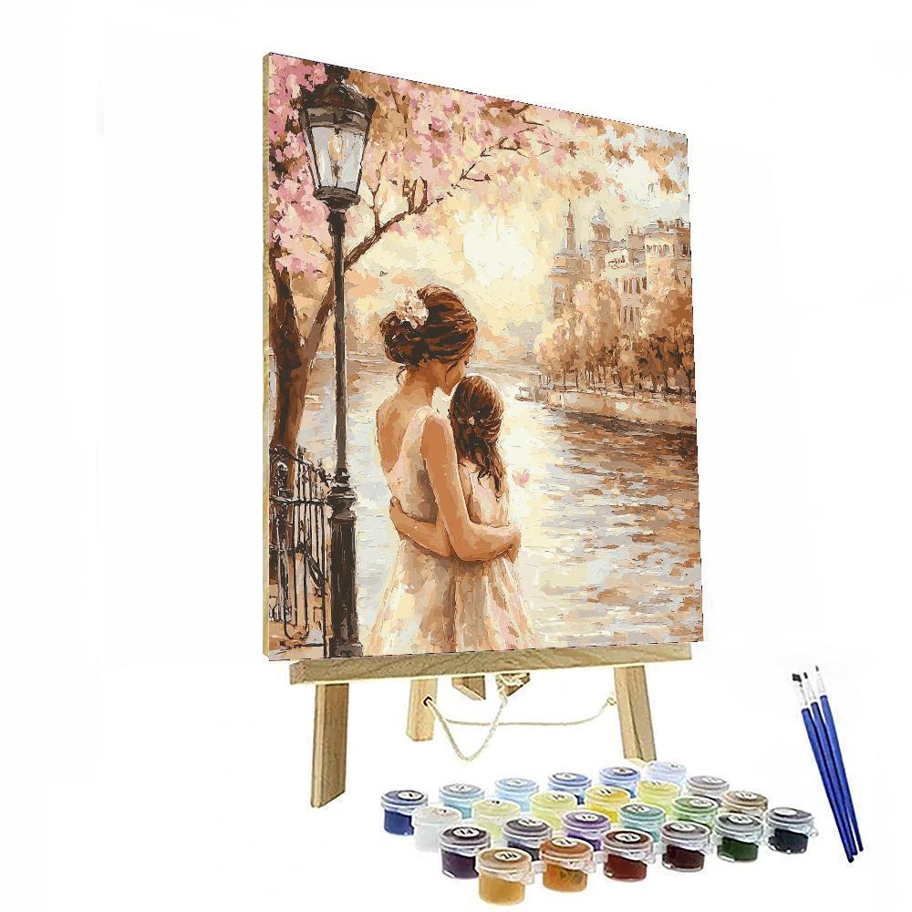 Mom's Sweet Embrace Painting Number Kit